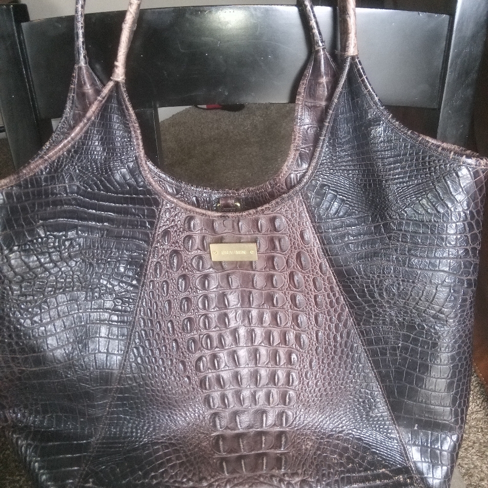 Brahmins Carla Croc Tote